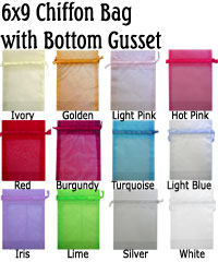 Gusseted Organza Bags