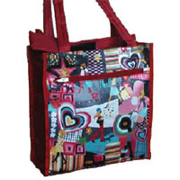 Red Groovy Girl Tote