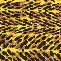 Animal Print of Black and Yellow Cello Roll 24 x 50