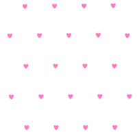 Pink Baby Hearts Cellophane Roll 24 x 100