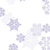1Shimmer Snowflakes Purple
