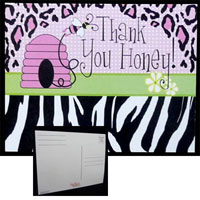 BEE Wild-N-Crazy Thank You Post Card