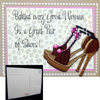 Reward Yourself "Behind Every Good Woman" Post Card