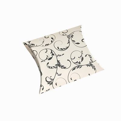 Black swirls pillow boxes