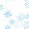 Blue Snowflakes Cellophane Roll 24 x 100