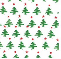 Christmas Trees Cellophane Roll 24 x 100