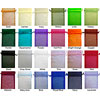5 x 7 Organza Sheer Bags Solid Color