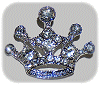 Pin Crown Queen Silver