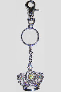 Crown Charm Keychain