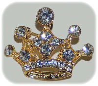 Pin Crown Queen Gold