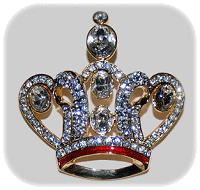 Pin Crown Queen Royal Large