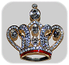 Pin Crown Queen Royal Large