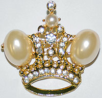 Pin Crown Large Pearls