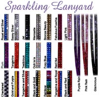 sparkling lanyard