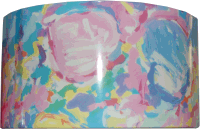 Container Floral Paintstrokes Hard Acrylic
