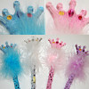 Jeweled Crown Fluffy Ink Pens