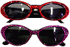 Red or Hot Pink Fashion Sunglasses