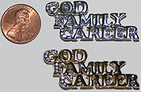 Pin God Family Career Gold or Silver