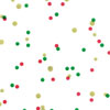 Gold Red and Green Dots Cello Roll 24 x 50