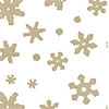 Gold Snowflakes Cellophane Roll 30 x 100