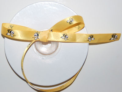 Happy Bees Ribbon 3/8 inch