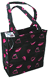 Pink Hearts and Lips Tote Bag