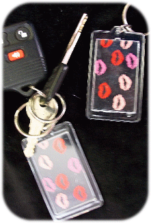 Multi Lip Keychain