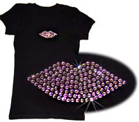 A Dazzling Pink Lip Tee