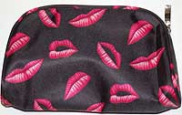 Lip Print Cosmetic Bag