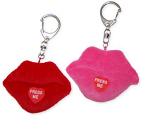 Hey Cutie Plush Lip Key Chain