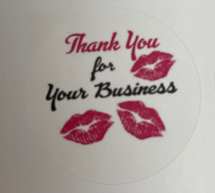 Stickers - Thank You - Lips