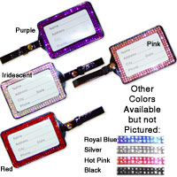 Luggage Tags with Bling