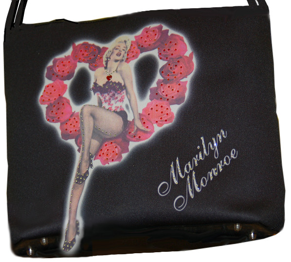 Marilyn Monroe Bubble Gum Purse/ Cruelty Free Handbag 
