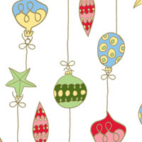Merry Ornaments 7 x 18 inch Cellophane Bags