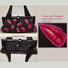 Mod Purse with Lip Print and Beads