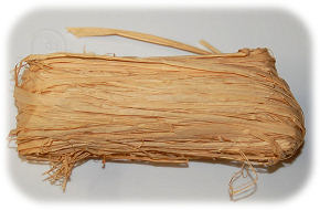 Natural Raffia Ribbon Pieces