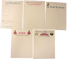 Notepads Specialty