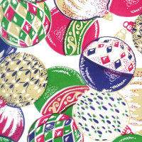 Christmas Ornaments Cellophane Basket Bags 20" x 20"