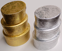 Oval Foil Stacking Boxes