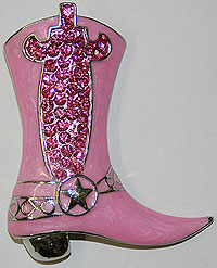 Pin Cowboy Boot Pink