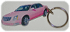Keychain Pink Car