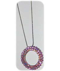 Necklace Pink Circle