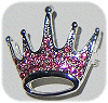 Pin Crown Pink Small