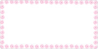 Pink Daisies Mailing Labels 2x4 inch