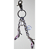 Pink Slingback Shoe Keychain with charms
