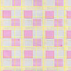 Pink and Yellow Checks Cello Roll 24 x 50