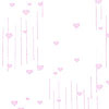 Raining Light Pink Hearts Cello Roll 24 x 50