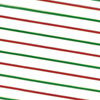 Red and Green  Stripes Cello Roll 24 x 50