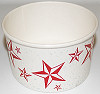 Container Red Star Paper Bowl