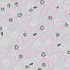 Retro Flowers II Literature Bag 7 x 11